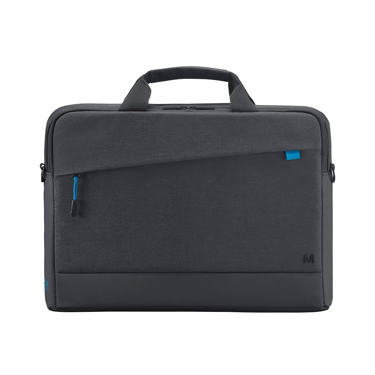 Mobilis Notebook-Tasche bis 16" – wasserdicht, 35% recyceltes Polyester – Schwarz