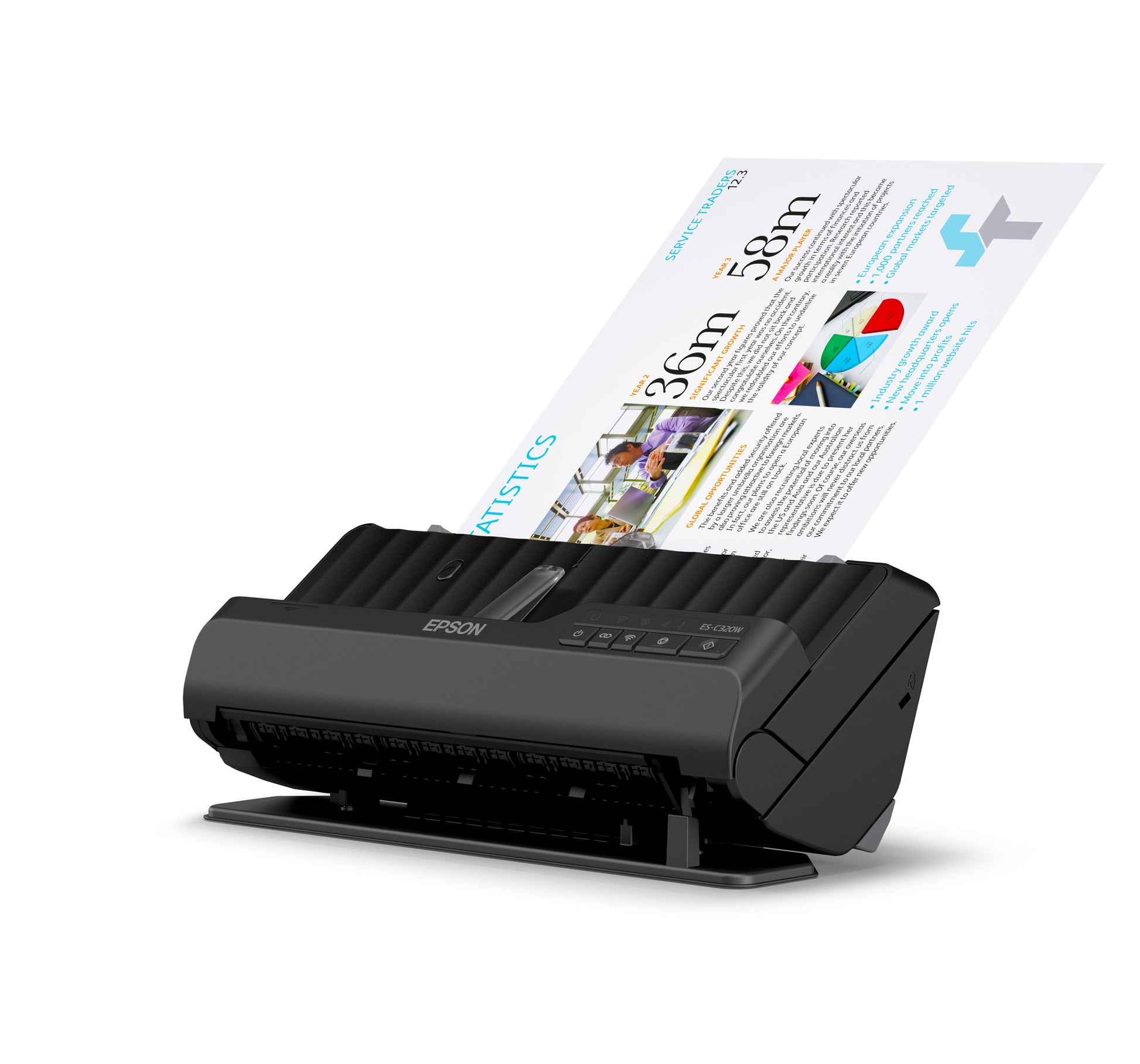 Epson Es-C320W – Dokumentenscanner, A4, 600 dpi