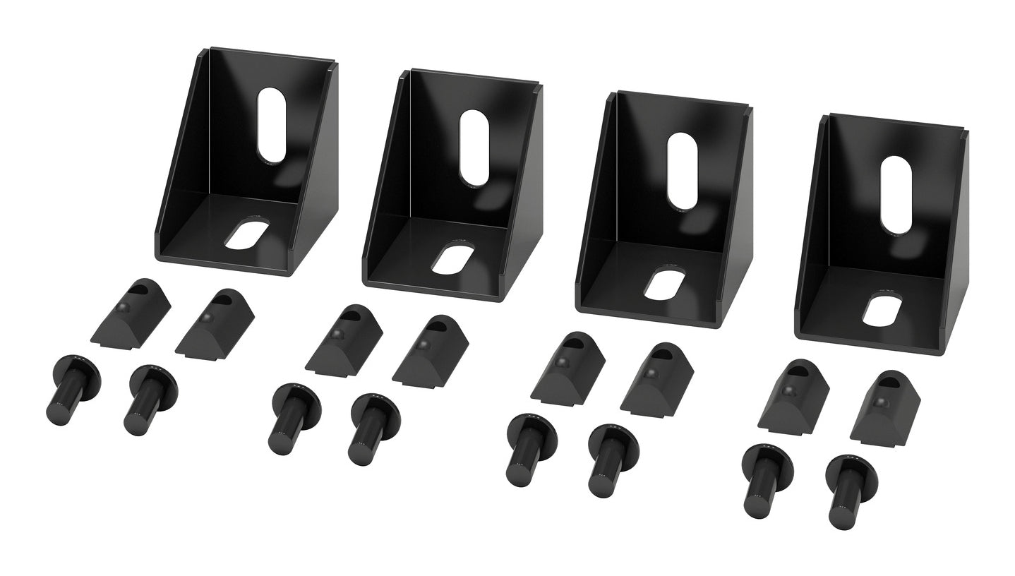 APC NetShelter Schienen-Set – schwarz