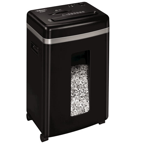 Fellowes Microshred 450M – Aktenvernichter, DIN P-5, Mikroschnitt 2 × 12 mm, 9 Blatt, 22 l, A4