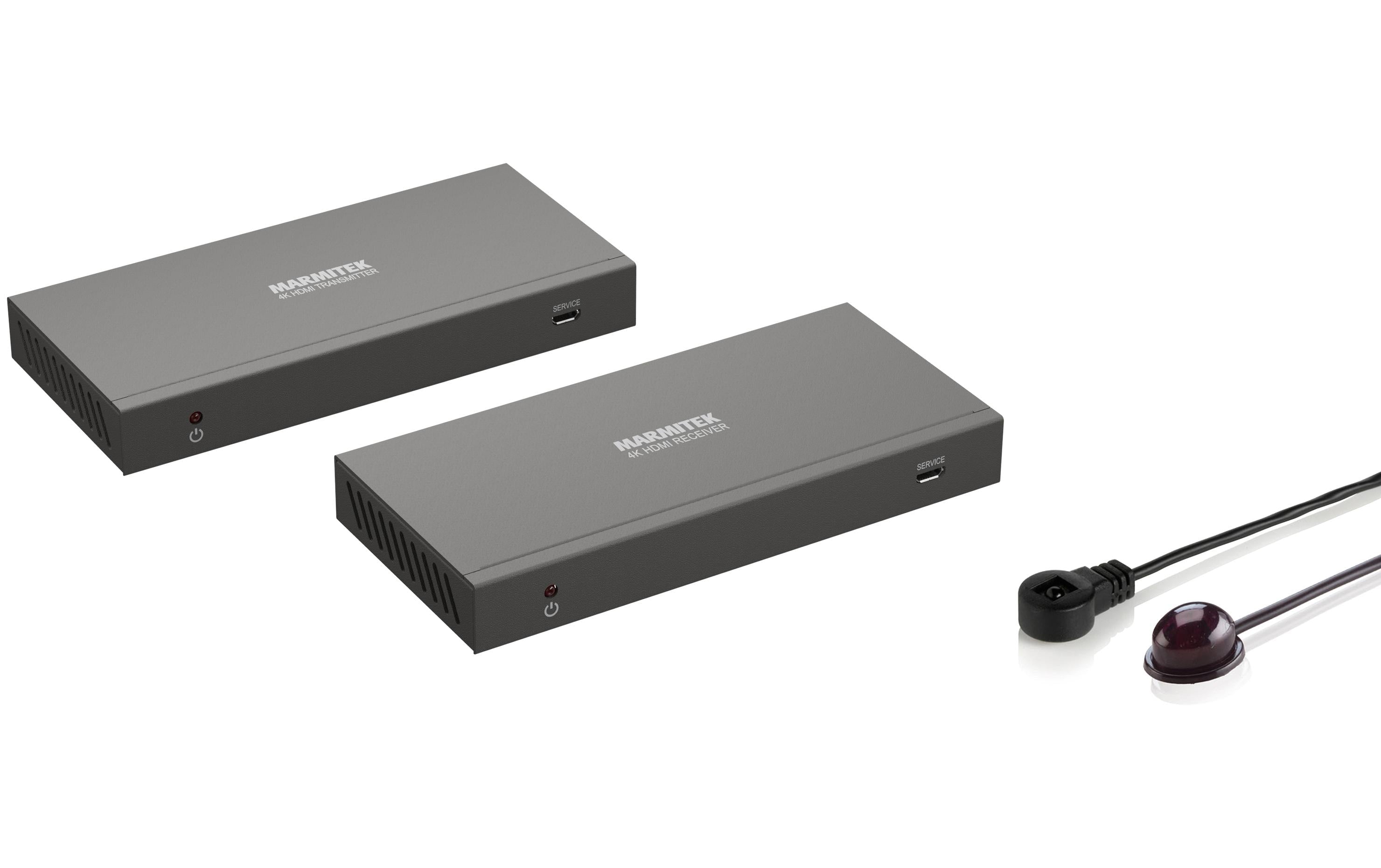 Marmitek MEGAVIEW 251 Pro – HDBaseT Extender – 4K UHD, LAN (RJ-45), HDMI, 120 m