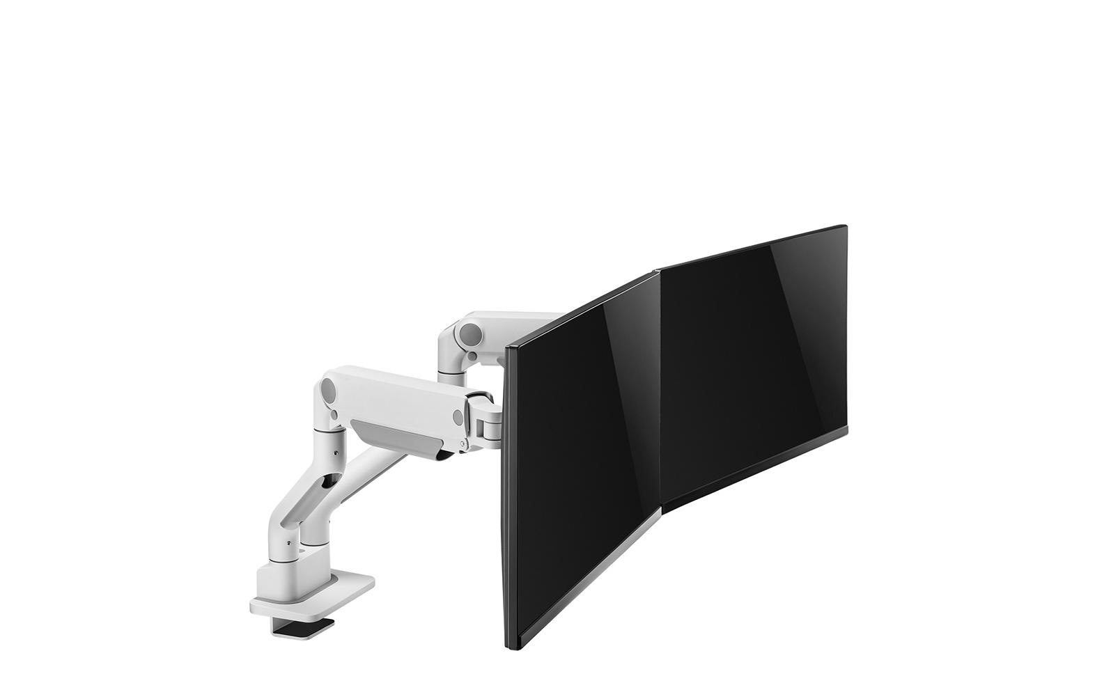 Neomounts Ds70S-950Wh2 – Monitorarm, 2, Klemme/Durchführung, bis 35", VESA 75 × 75/100 × 100 mm, 18 kg