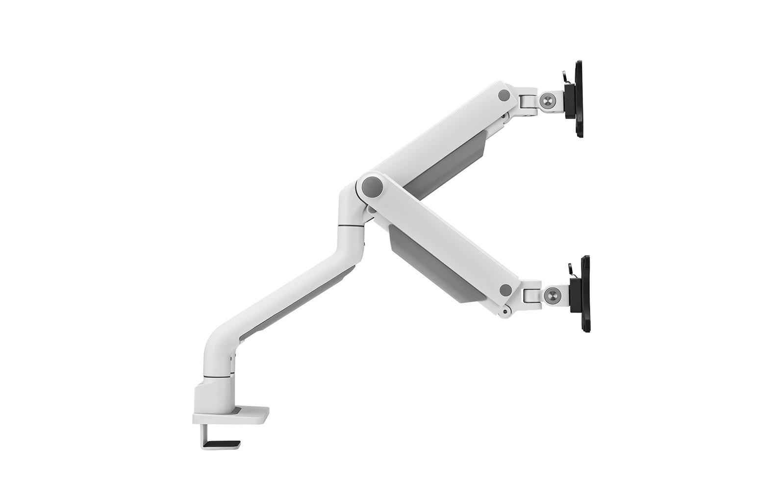 Neomounts Ds70S-950Wh2 – Monitorarm, 2, Klemme/Durchführung, bis 35", VESA 75 × 75/100 × 100 mm, 18 kg