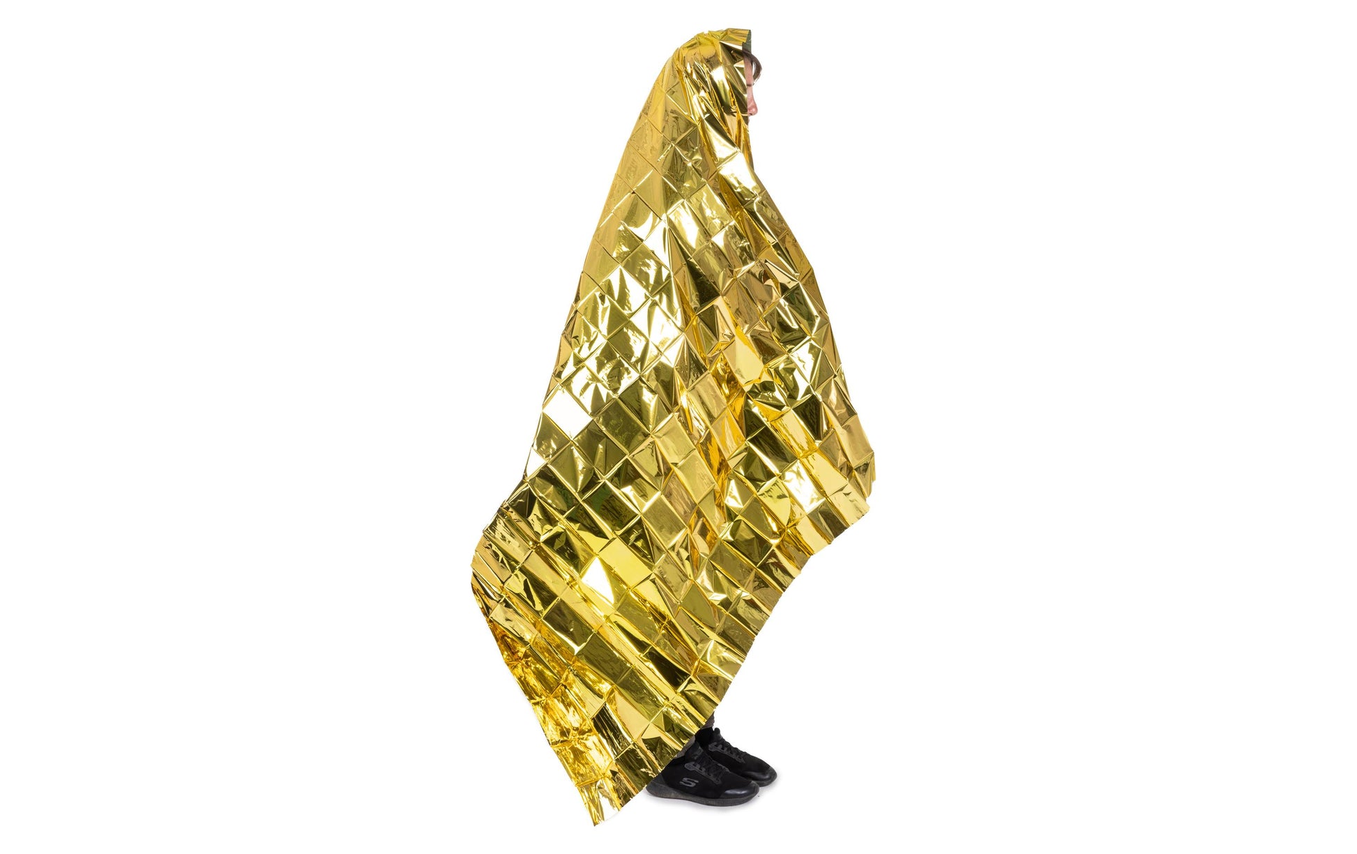 Struct Rettungsdecke – 160 × 210 cm, Silber/Gold