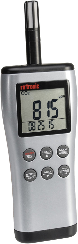 VALUE CP11 – CO2-Handmessgerät – CO2/Feuchte/Temperatur, 20–60 °C, 0,1–99,5 %