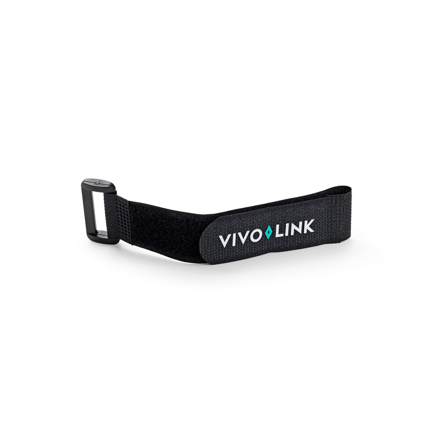 Vivolink PROTIE – Kabelbinder-Halterung, Velcro, 200 mm × 25 mm, 25 Stück, Schwarz