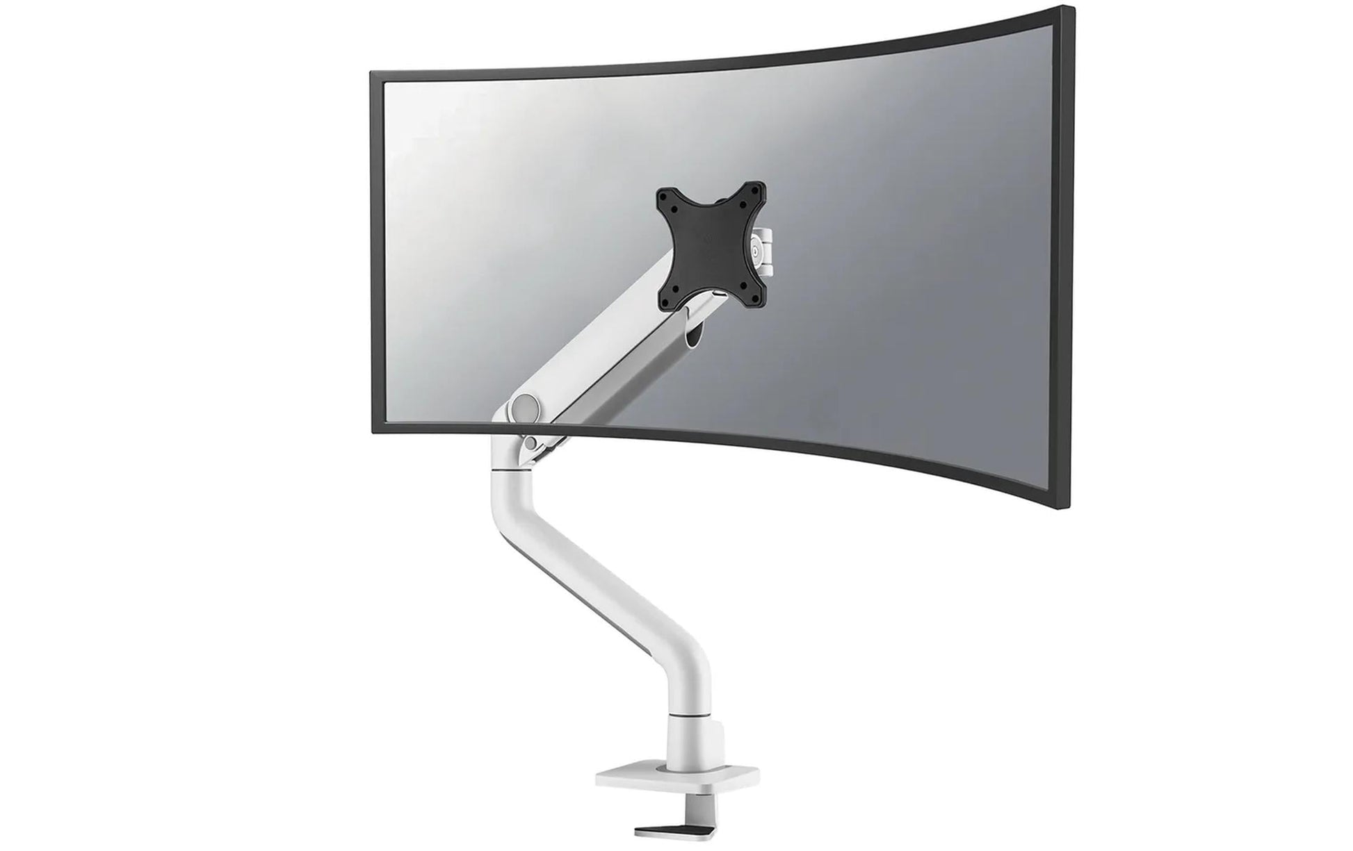 Neomounts Ds70S-950Wh1 – Monitorarm, Tischklemme/Durchführung, bis 49", VESA 75 × 75/100 × 100 mm, 18 kg