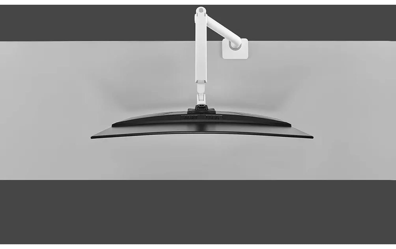 Neomounts Ds70S-950Wh1 – Monitorarm, Tischklemme/Durchführung, bis 49", VESA 75 × 75/100 × 100 mm, 18 kg