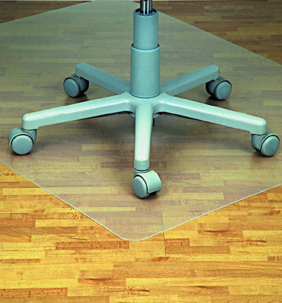 Siltex Bodenschutzmatte für Hartböden – 70 × 120 cm, transparent, Polycarbonat