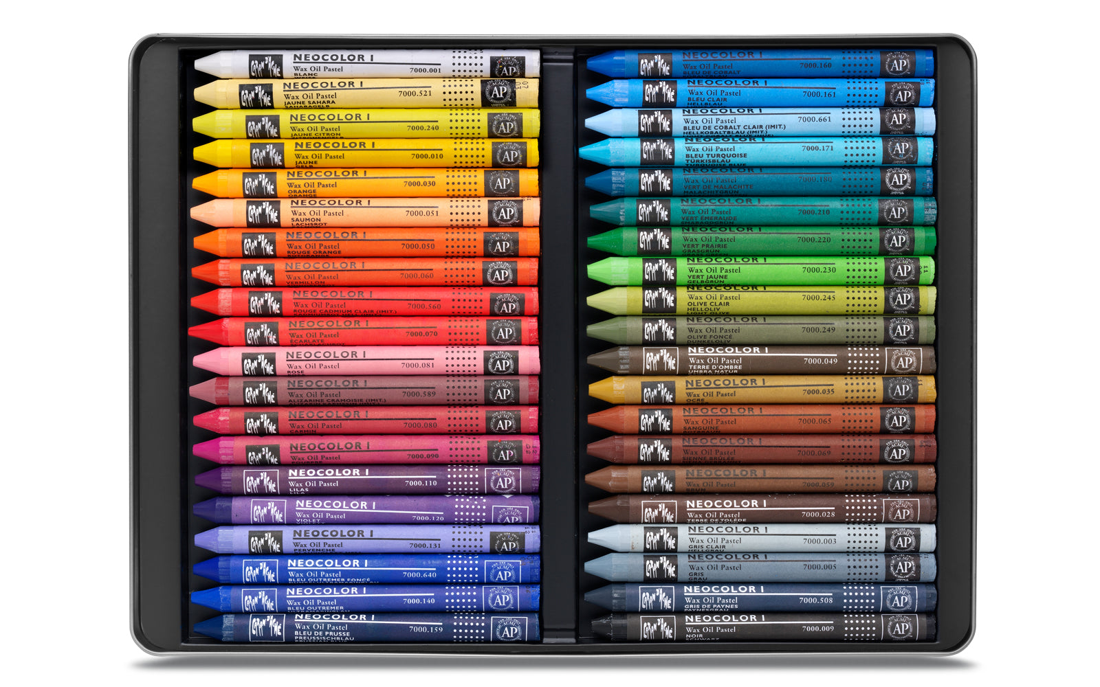 Caran d-Ache Wachsmalstifte – Neocolor 1, Ø 8,65 mm, 40er Set