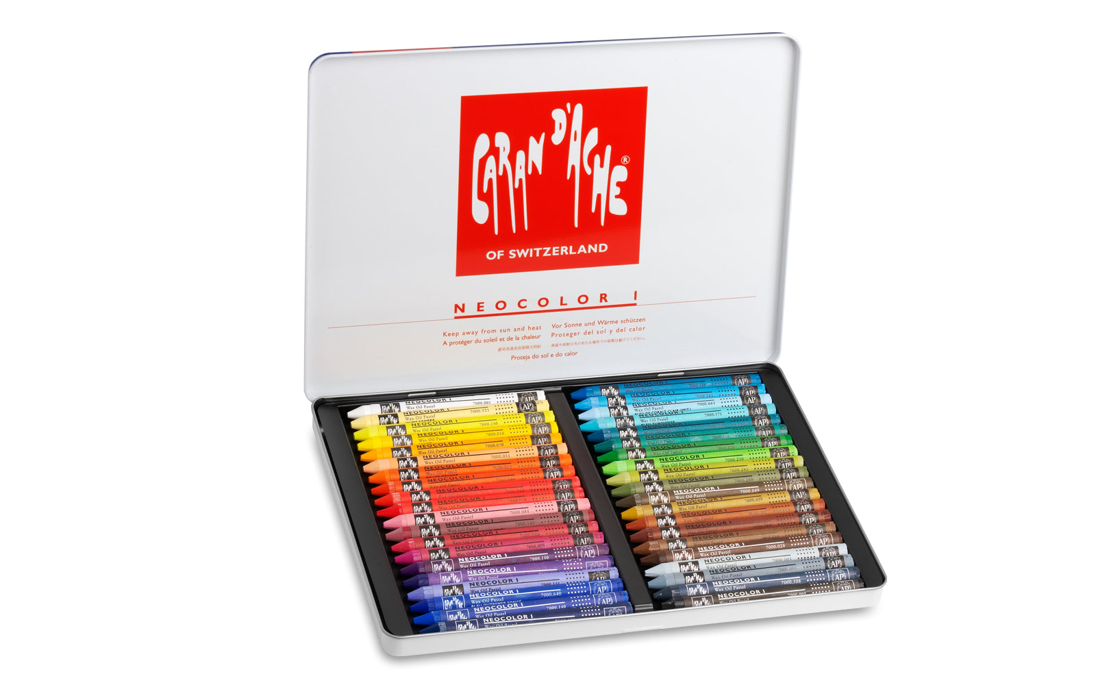 Caran d-Ache Wachsmalstifte – Neocolor 1, Ø 8,65 mm, 40er Set