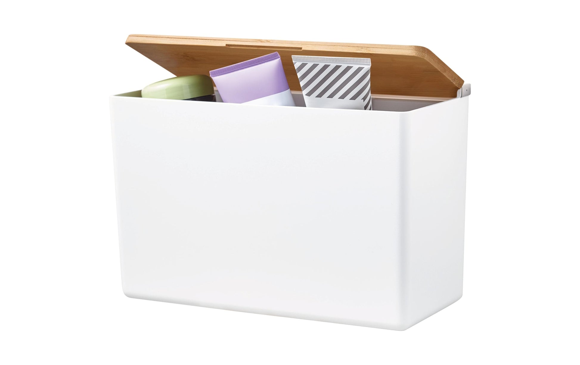 TESA Aufbewahrungsbox BABOO XL – Kunststoff, 24,2×10,2×16 cm, Weiss
