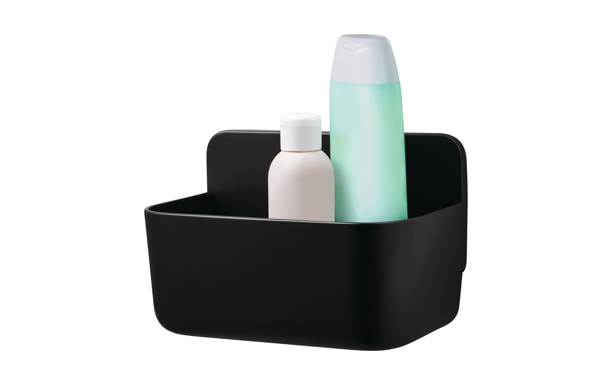 TESA Seifenhalter LAVAA – ABS, Wandmontiert, 20×11×13 cm, Schwarz