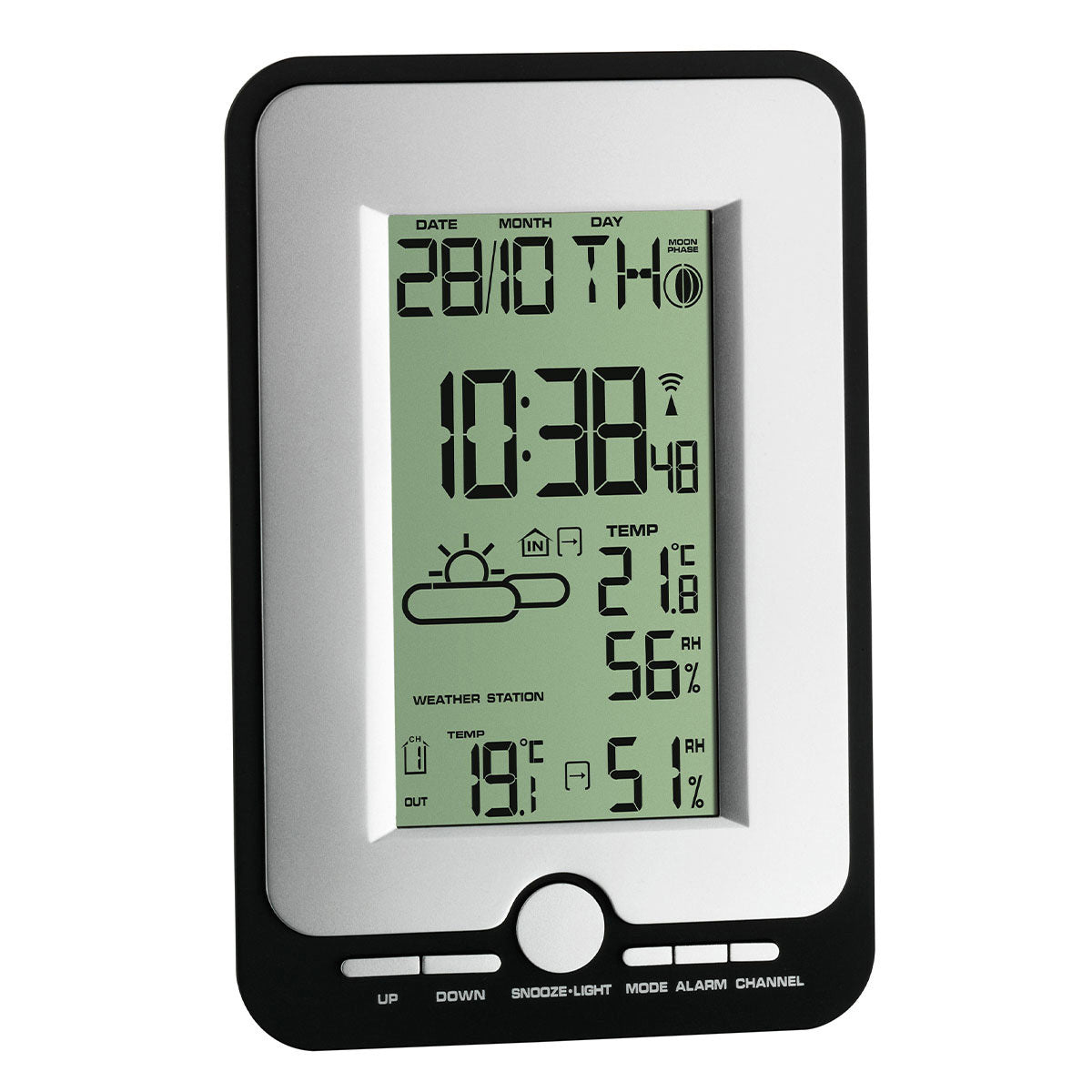 TFA-Dostmann MULTY Temperatur-/Feuchtesensor – 433 MHz, −40–70 °C, 20–95 %, Innen/Aussen