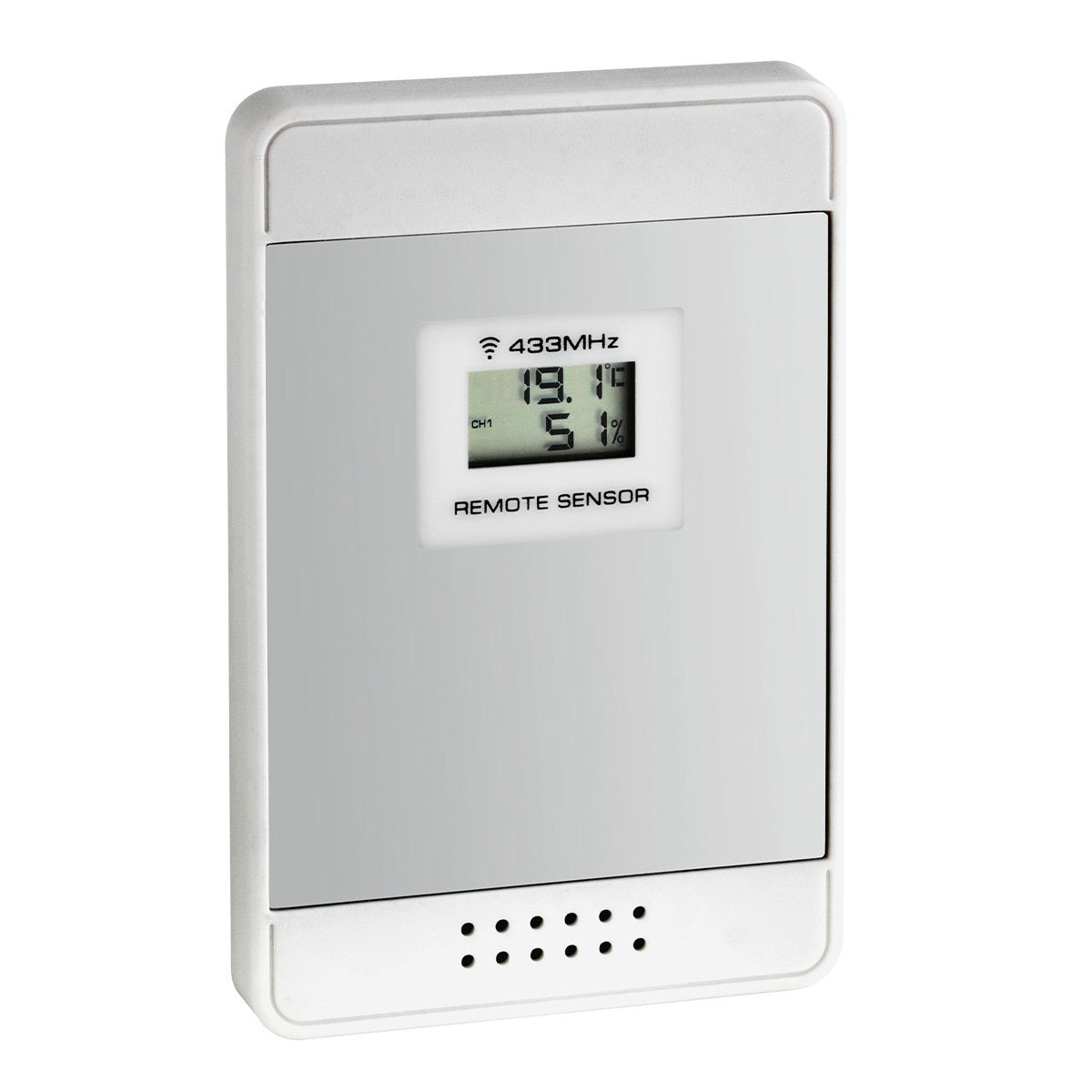 TFA-Dostmann MULTY Temperatur-/Feuchtesensor – 433 MHz, −40–70 °C, 20–95 %, Innen/Aussen