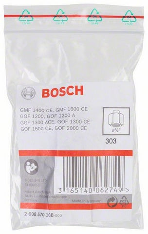 Bosch Professional Spannzange, 2 608 570 108, für GMF 1400 CE, GOF 1200, GOF 1200 A und andere, 12,7 mm × 24 mm