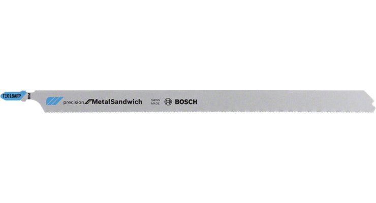 Bosch Professional T 1018 AFP Stichsägeblatt 250 × 1,1 mm Bimetall – für Metall – 3 Stk
