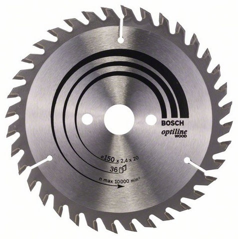 Bosch Professional – Kreissägeblatt, Optiline Wood, 2 608 640 593, 150 mm