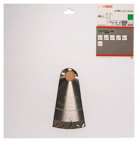 Bosch Professional – Kreissägeblatt, Optiline Wood, 2 608 640 672, 300 mm × 30 mm × 3,2 mm