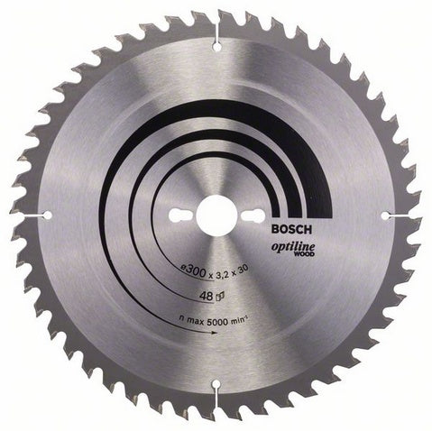 Bosch Professional – Kreissägeblatt, Optiline Wood, 2 608 640 672, 300 mm × 30 mm × 3,2 mm