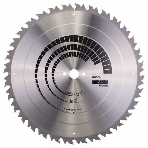 Bosch Professional – Kreissägeblatt, 32 Zähne, 2 608 640 704, 450 mm × 30 mm × 2,8 mm