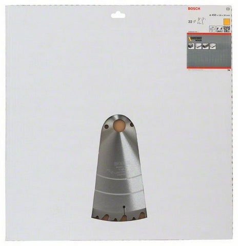Bosch Professional – Kreissägeblatt, 32 Zähne, 2 608 640 704, 450 mm × 30 mm × 2,8 mm