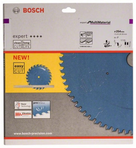 Bosch Professional – Kreissägeblatt, 80 Zähne, 2608642528, 254×30×2,4 mm