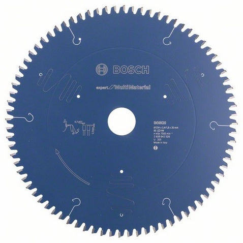 Bosch Professional – Kreissägeblatt, 80 Zähne, 2608642528, 254×30×2,4 mm
