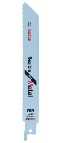 Bosch Professional – Säbelsägeblatt, S 922 EF, 150 mm, 100 Stk.