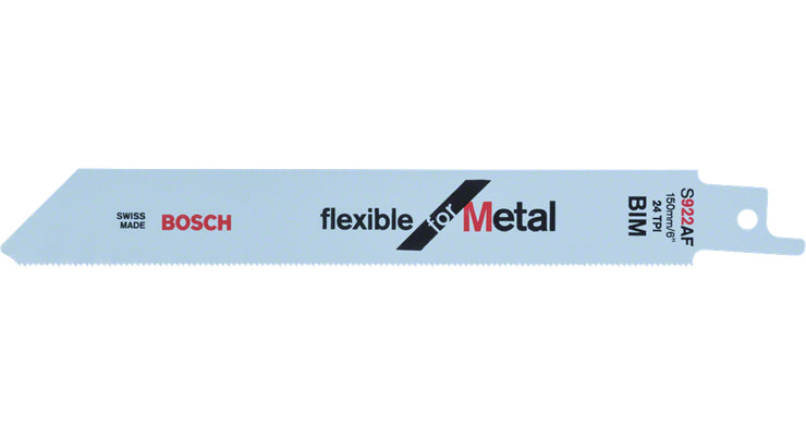 Bosch Professionelles Säbelsägeblatt Bimetall – für Metall – 5 Stk – 24 TPI