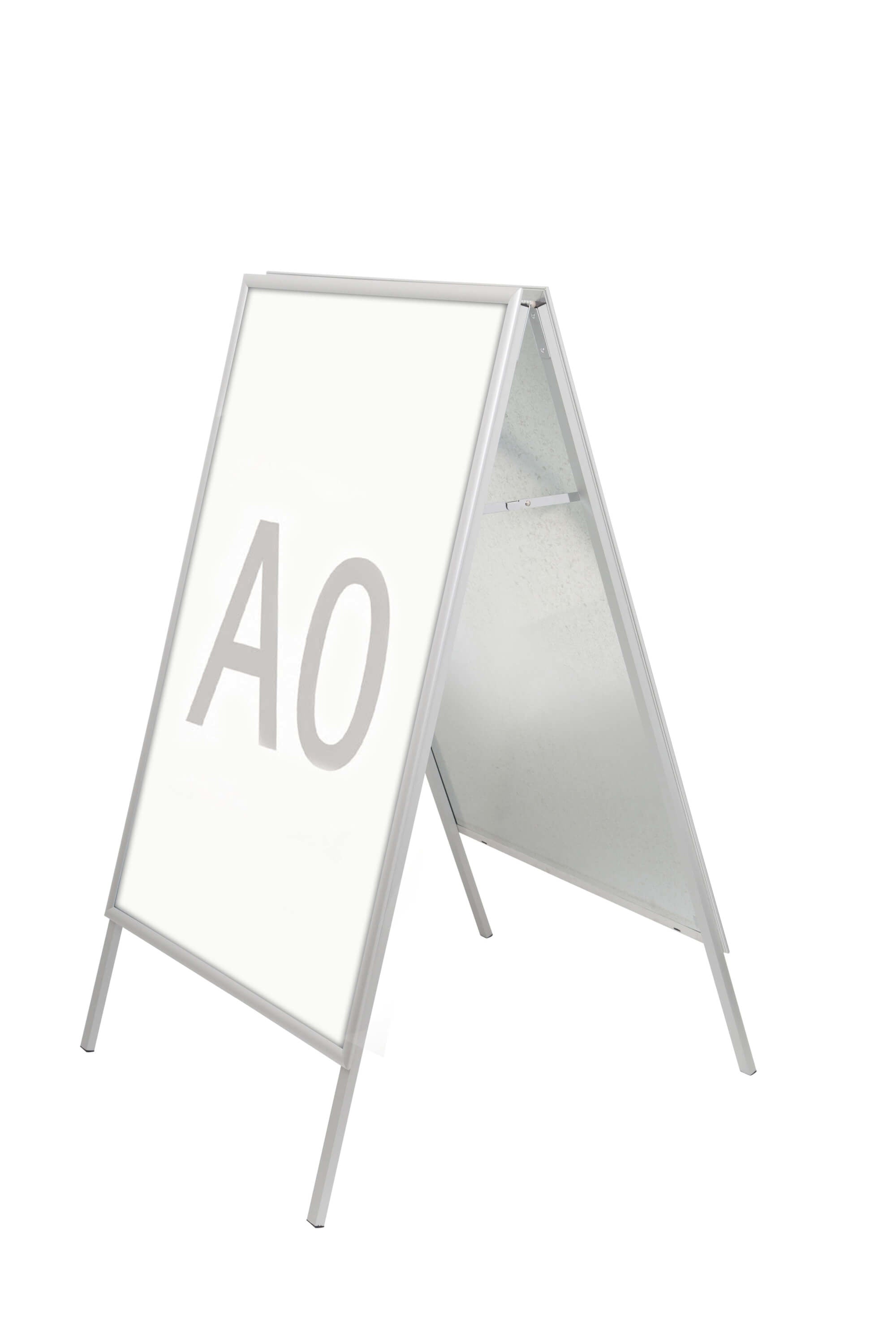 MAULpublic Kundenstopper 6631008 – für A0, Aluminium