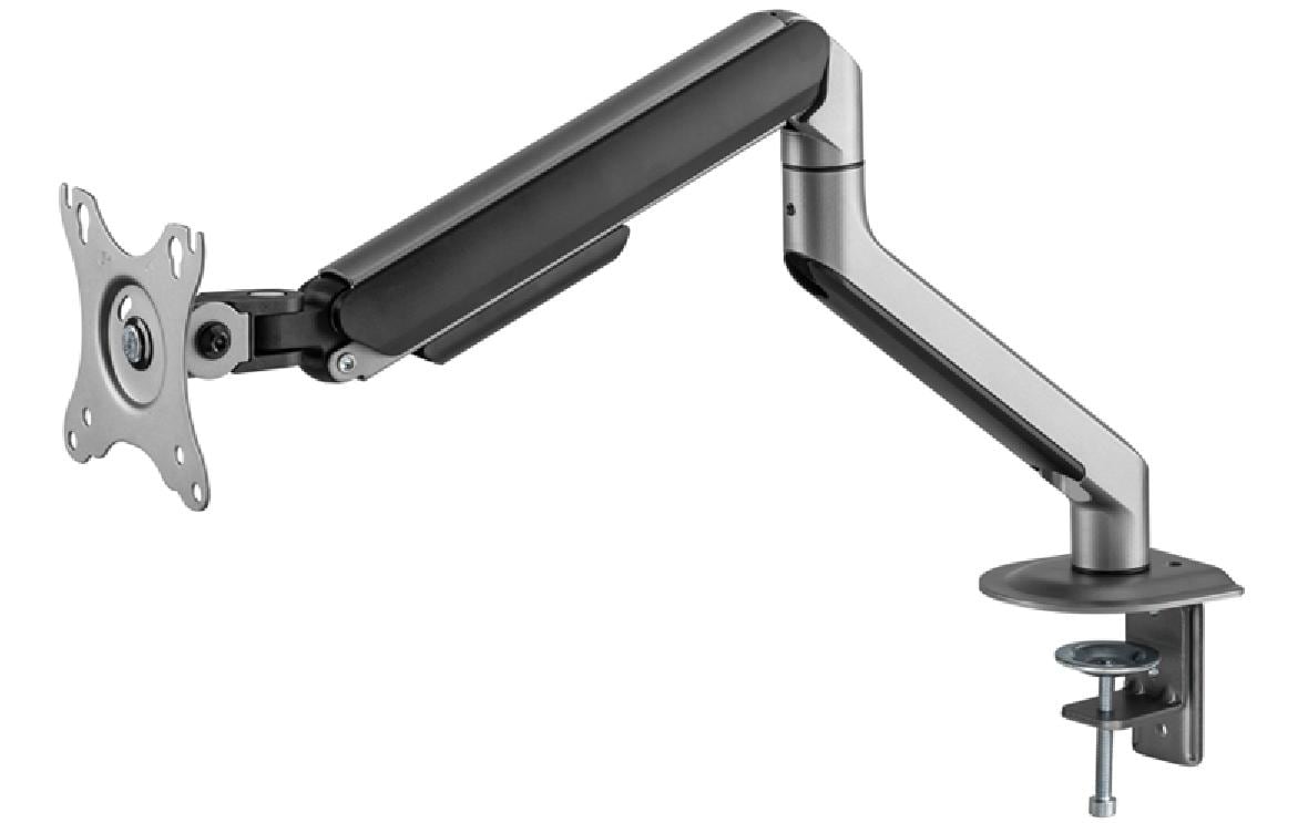LC-Power LC-EQ-A32B – Monitorarm Tischhalterung – Klemme/Durchführung – 1 Monitor – 17–32" – VESA 75×75/100×100