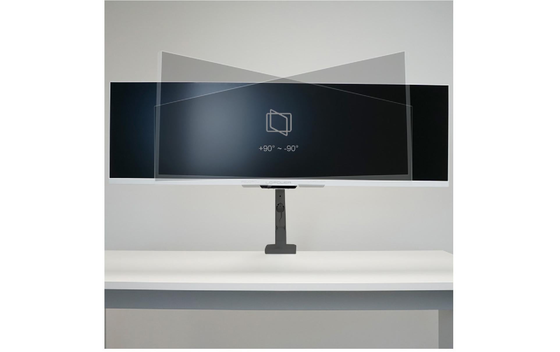 LC-Power LC-EQ-A49B – Monitorarm Tischhalterung – 17–49" – VESA 75×75/100×100 mm – bis 20 kg/Monitor
