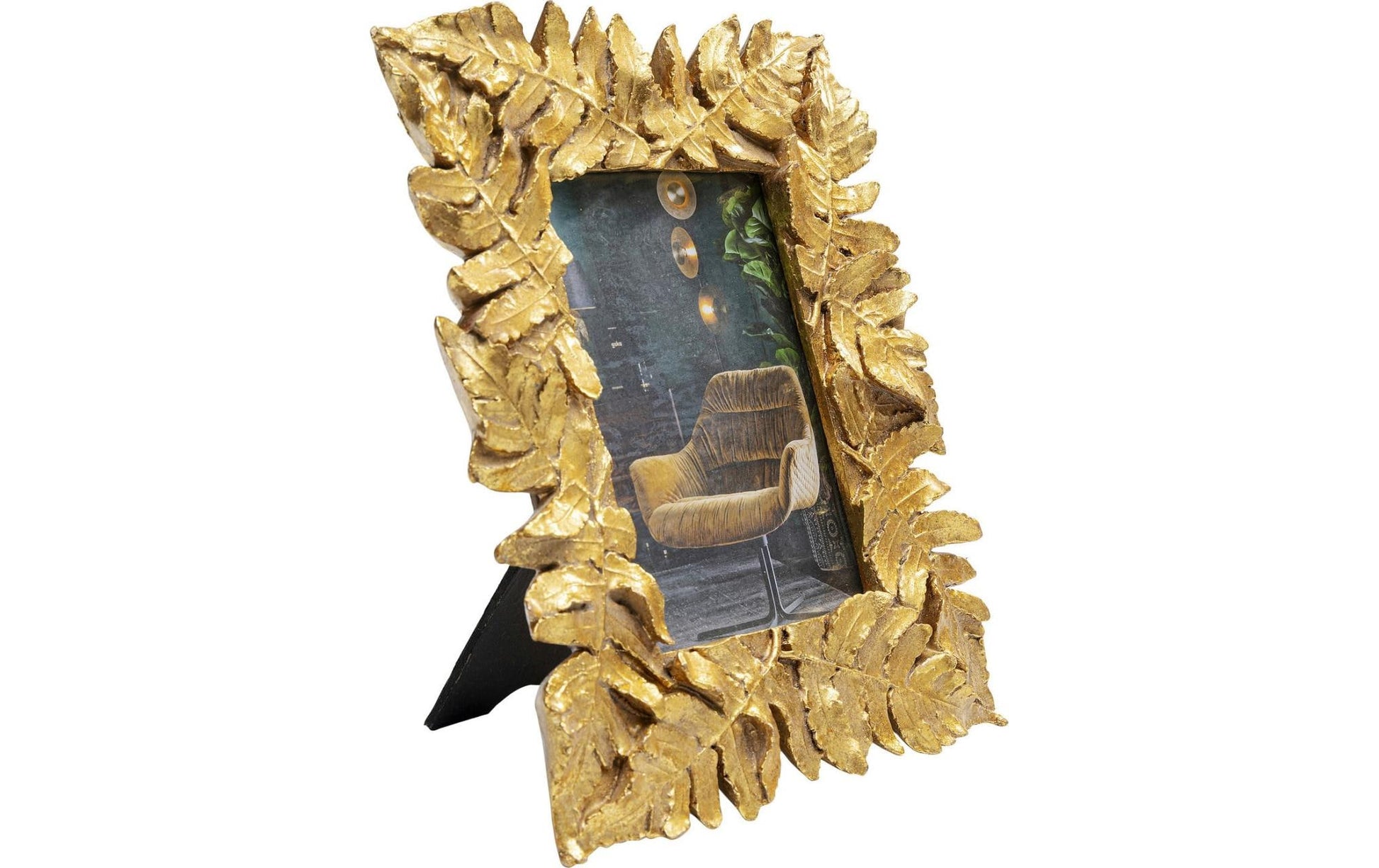 KARE Design Bilderrahmen – für 10 × 15 cm – Polyresin, gold