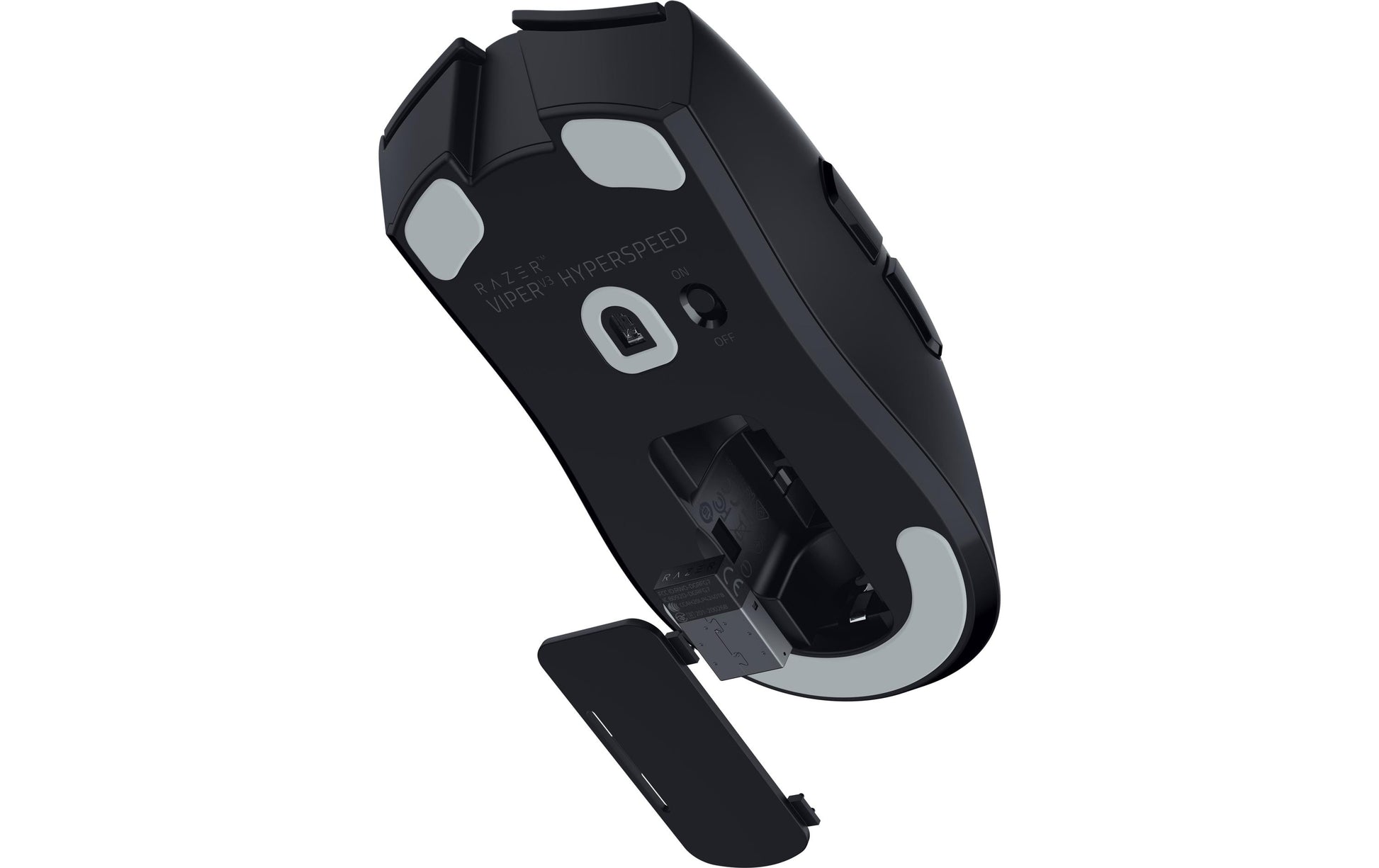 Razer Viper V3 HyperSpeed – Gaming-Maus – Kabellos (2,4 GHz), 30000 DPI, Rechtshänder, Schwarz