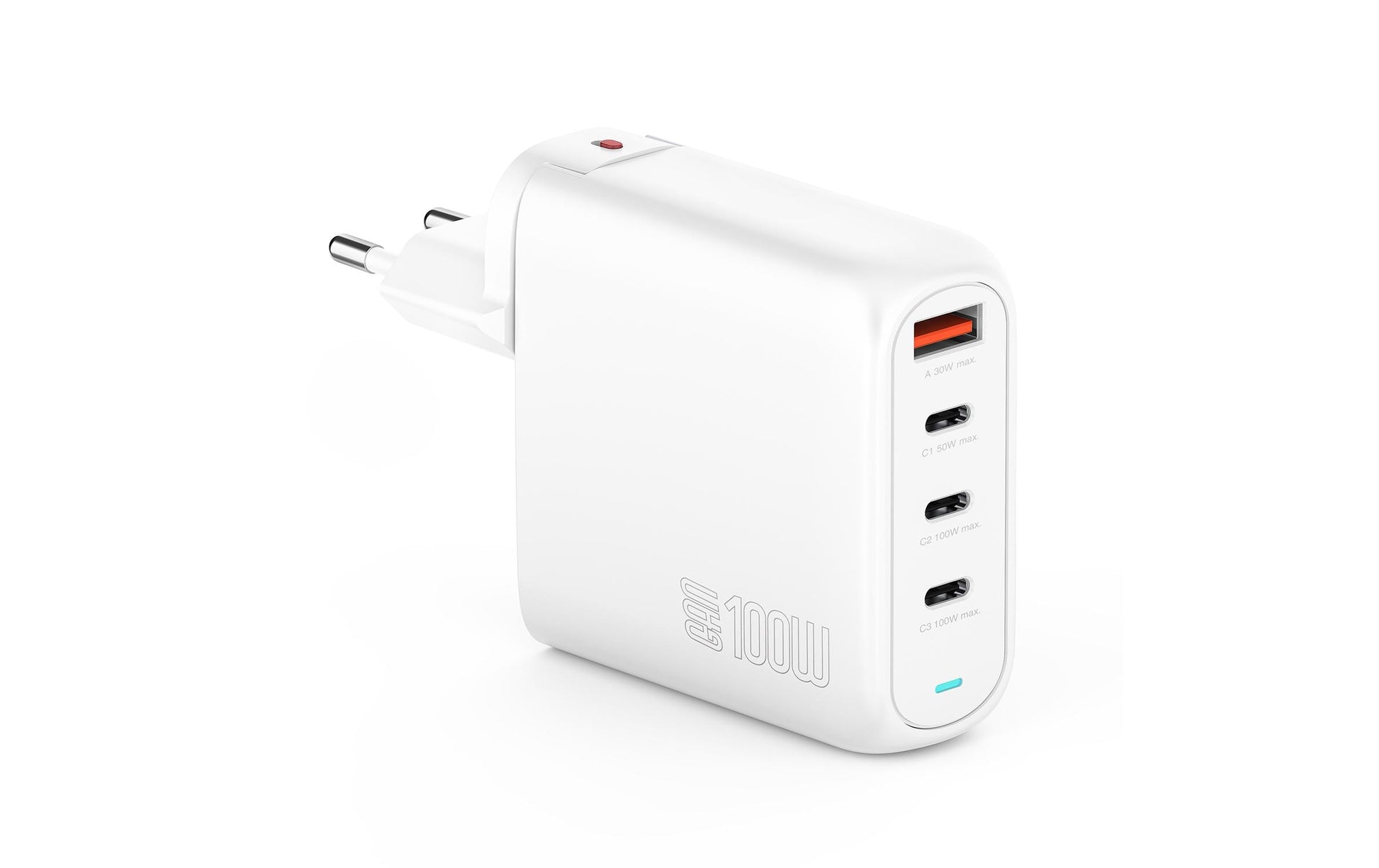 4smarts Flex Pro Ladegerät – 100 W, 2× USB-C, GaN – für Laptop, Smartphone, Tablet