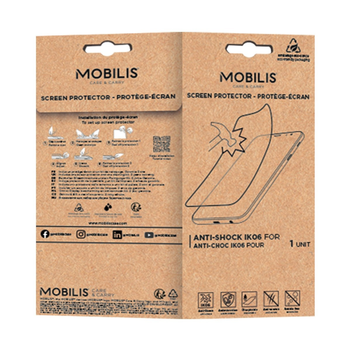 Mobilis Displayschutz – für Samsung Galaxy A36 5G – Transparent