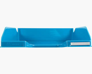 Exacompta COMBO MIDI – Briefkorb für A4, hoch, Polystyrol, blau, 347 × 65 × 255 mm