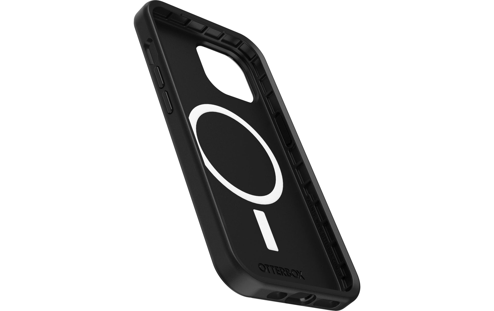 OtterBox Symmetry Backcover – für Apple iPhone 15, Kunststoff, Schwarz, kratzfest
