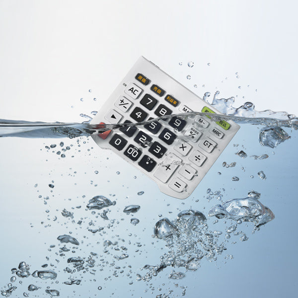 Casio WD-320MT – Finanzrechner – 12-stellig, klappbares Display, Solar/Batterie, Schwarz/Weiss