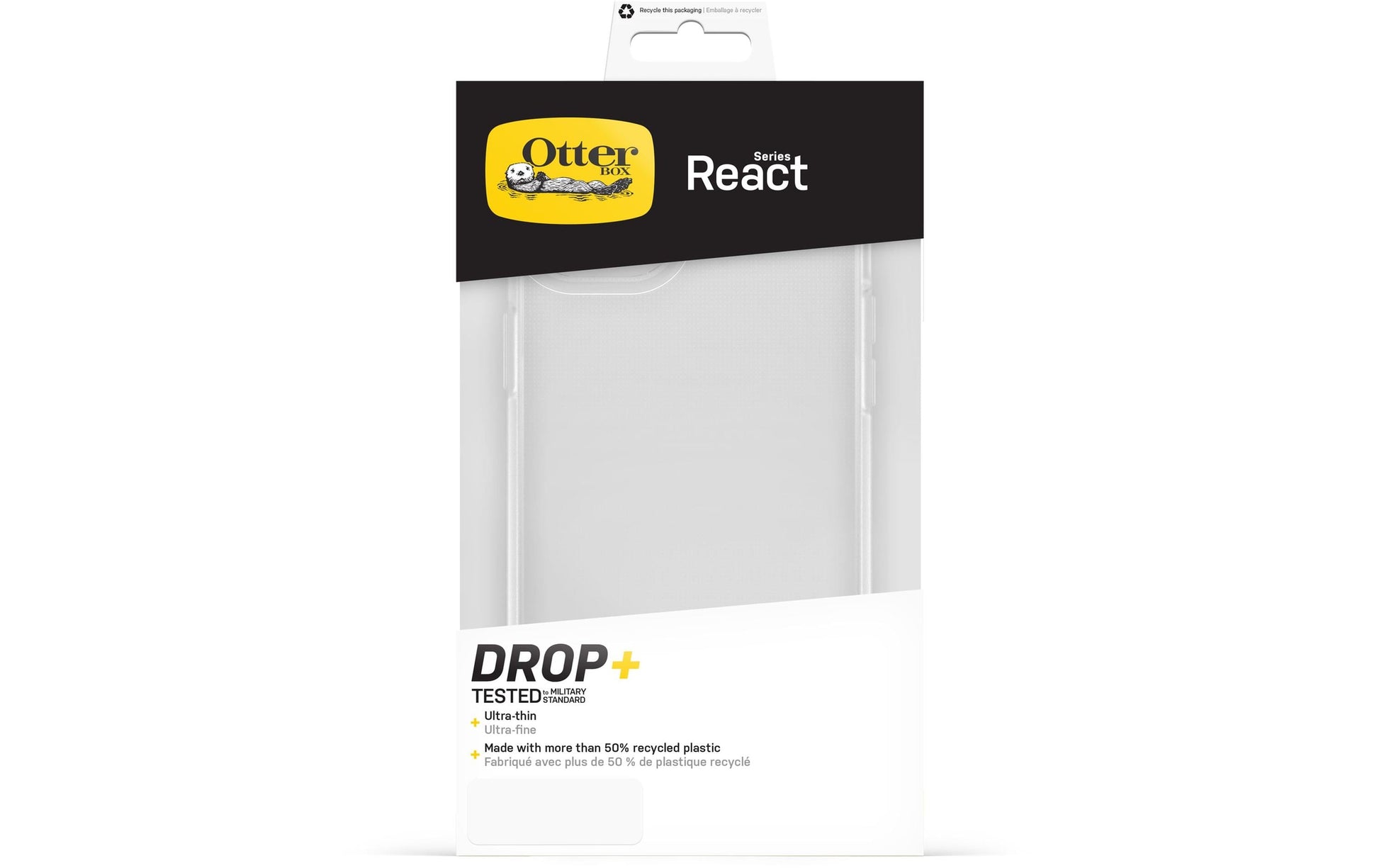 OtterBox Backcover React – für Apple iPhone 15 Plus – transparent