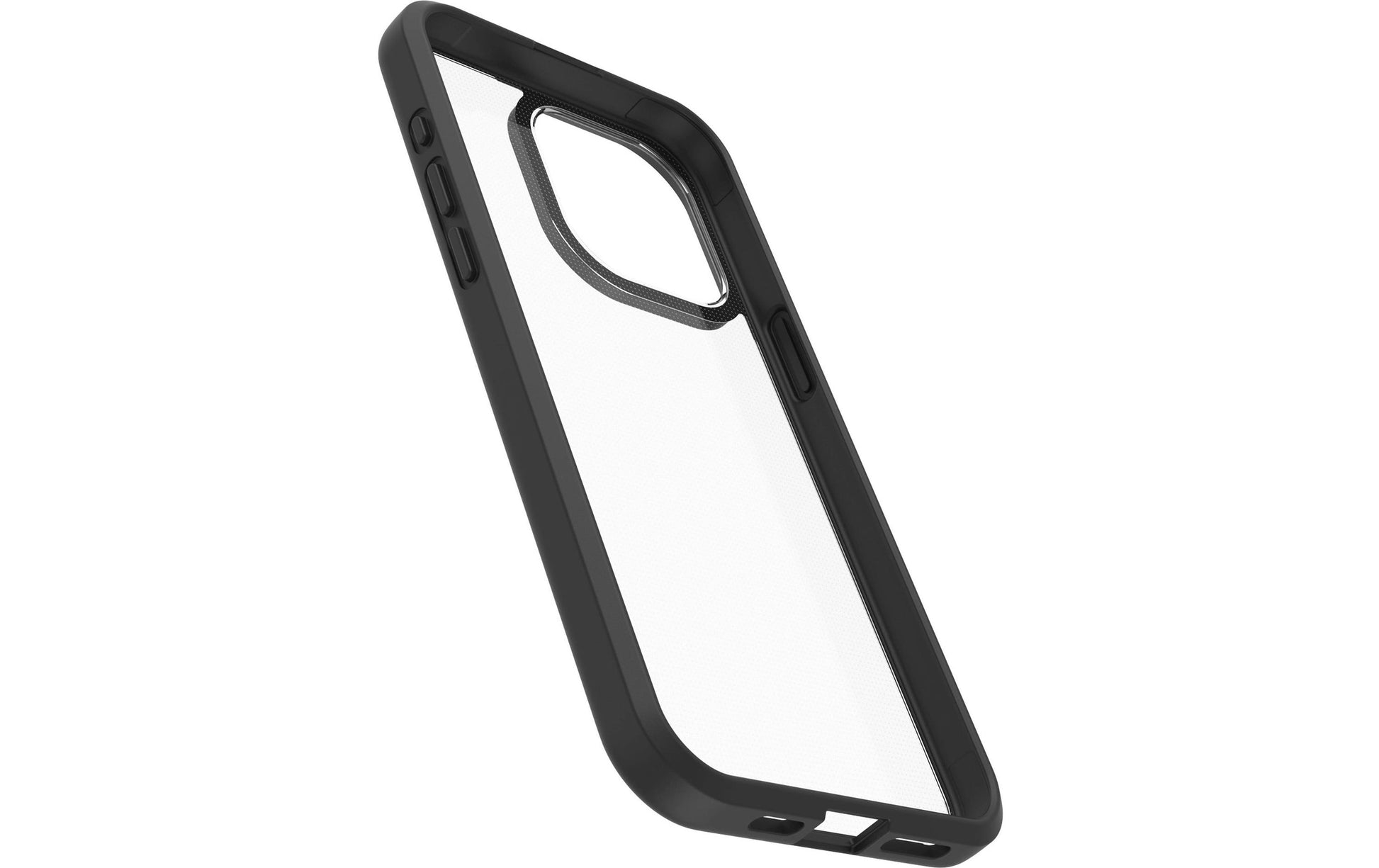 OtterBox Outdoor Cover React Backcover – für Apple iPhone 15 Pro Max, PC, Transparent/Schwarz