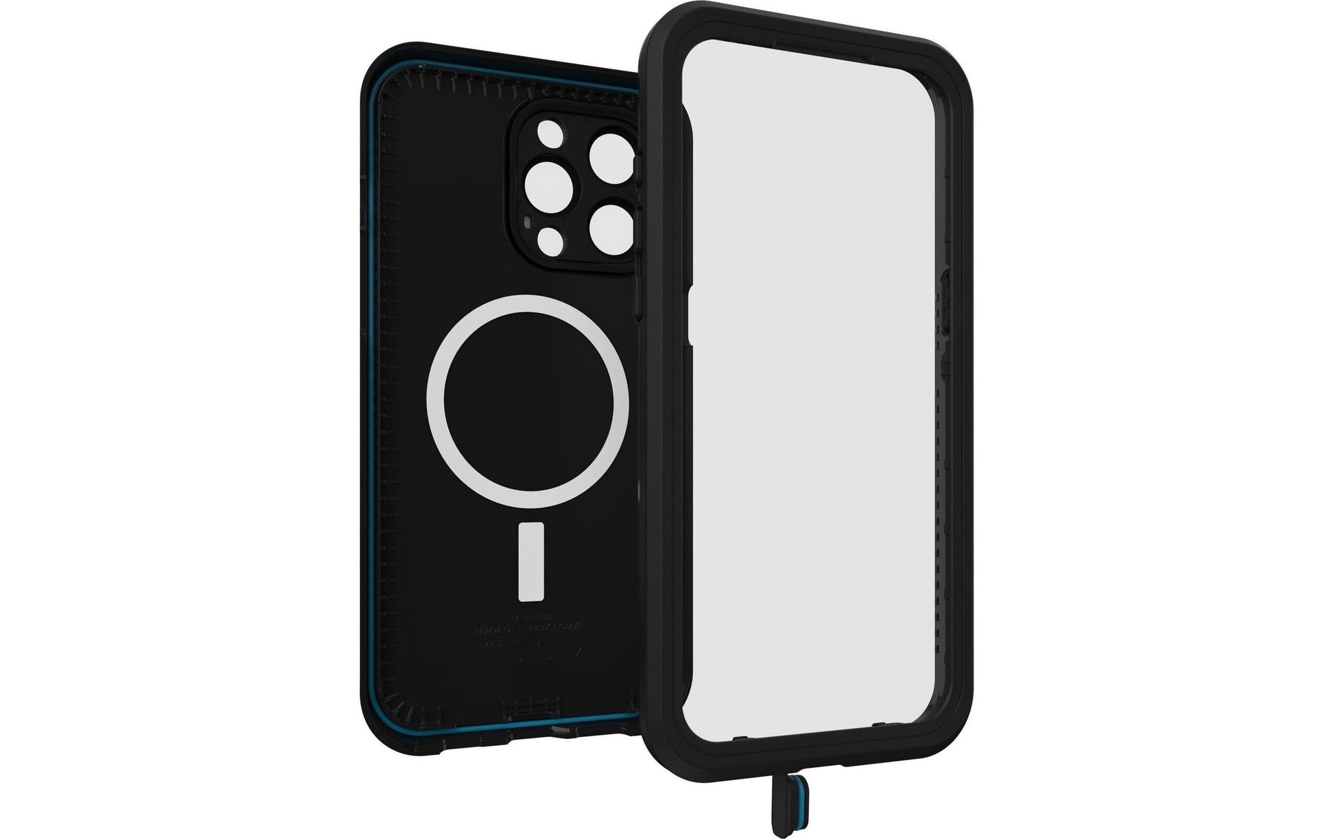 OtterBox Backcover – für Apple iPhone 15 Pro Max – schwarz – Gummi/Elastomer