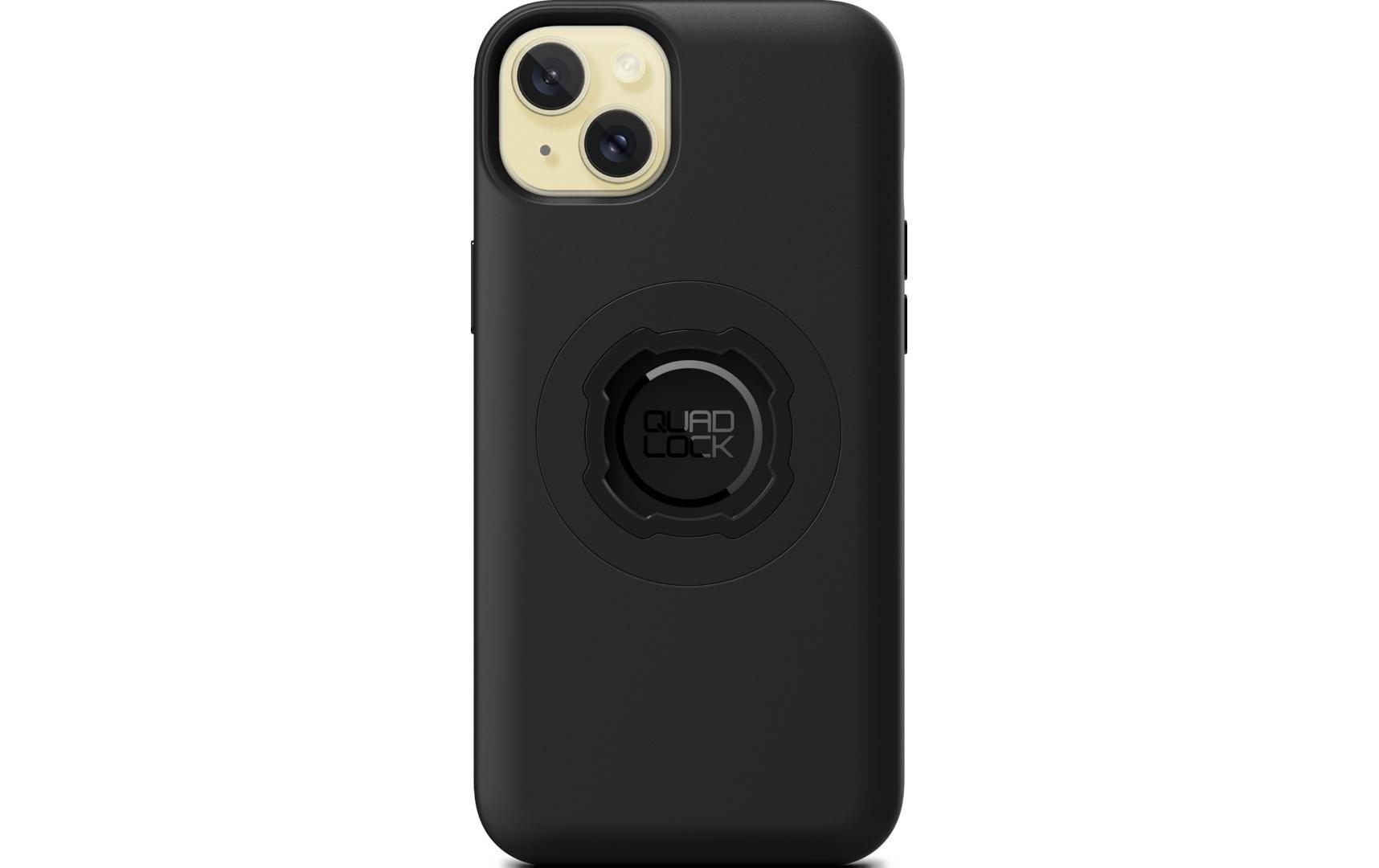 Quad Lock MAG Case – Backcover – für Apple iPhone 15 Plus, MagSafe, PC+TPU, Schwarz