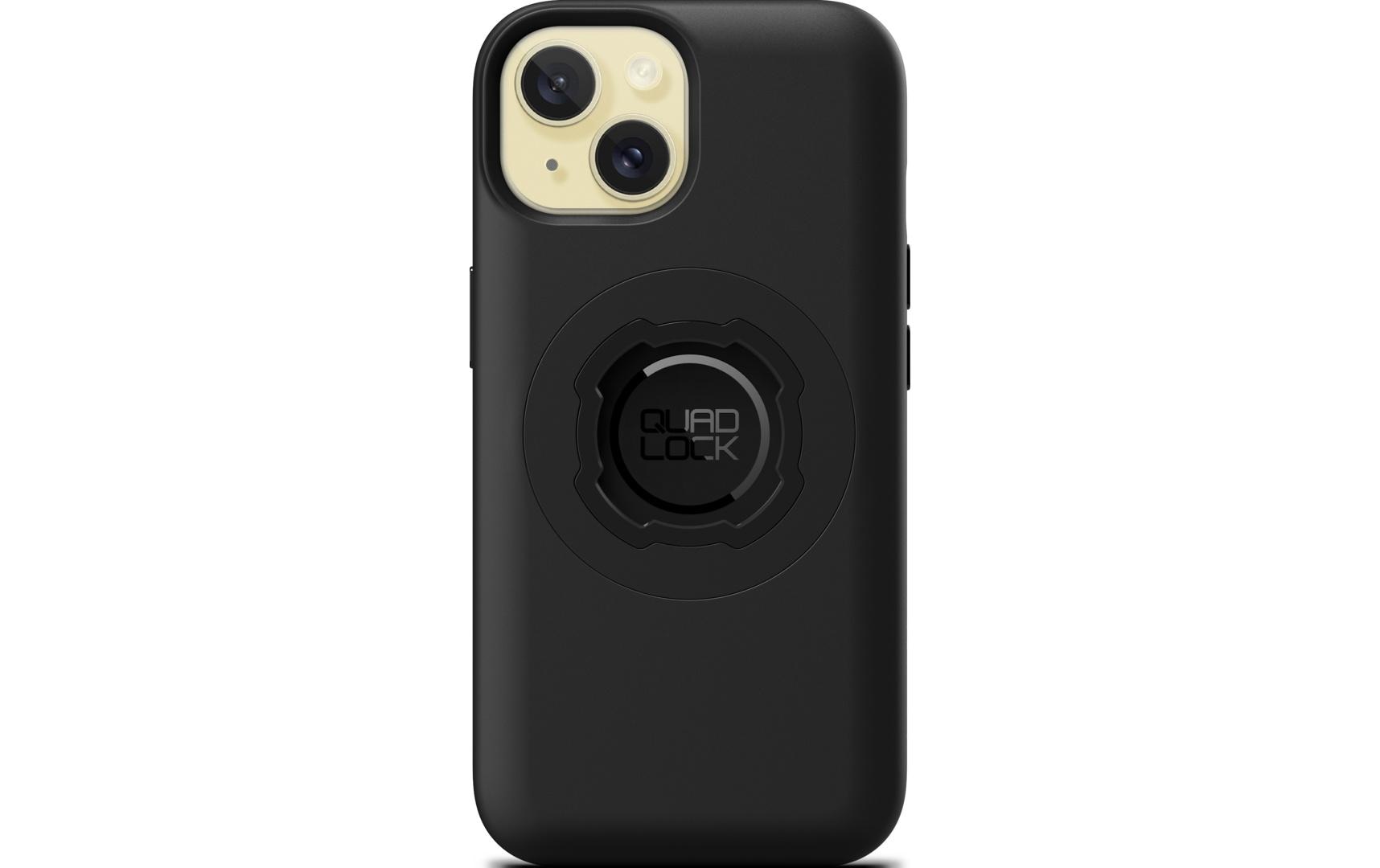 Quad Lock MAG Case Backcover – für Apple iPhone 15, MagSafe, TPU, schwarz
