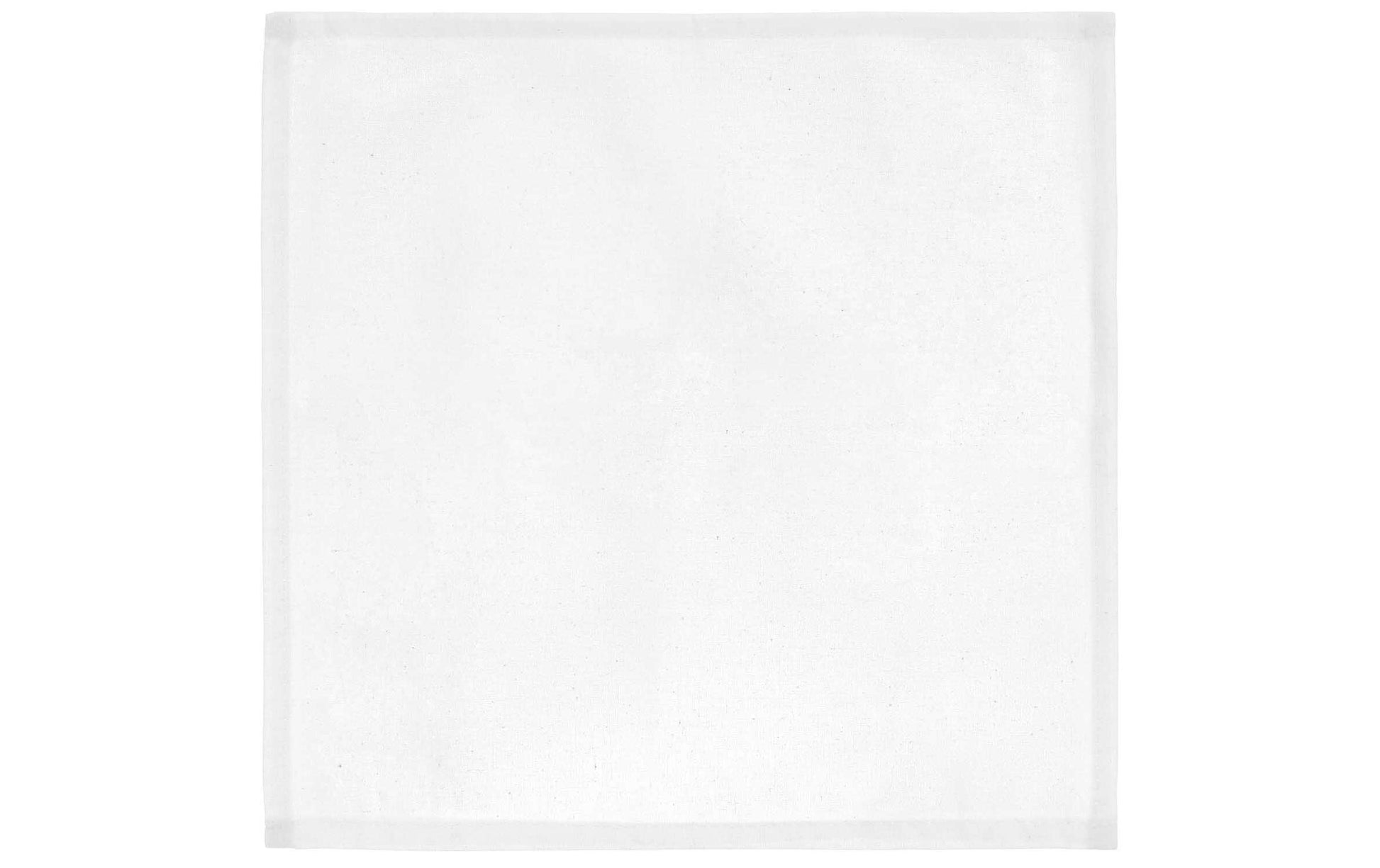 Rico Design Stoffserviette Weiss – 45 × 45 cm, Baumwolle – 2-er-Set