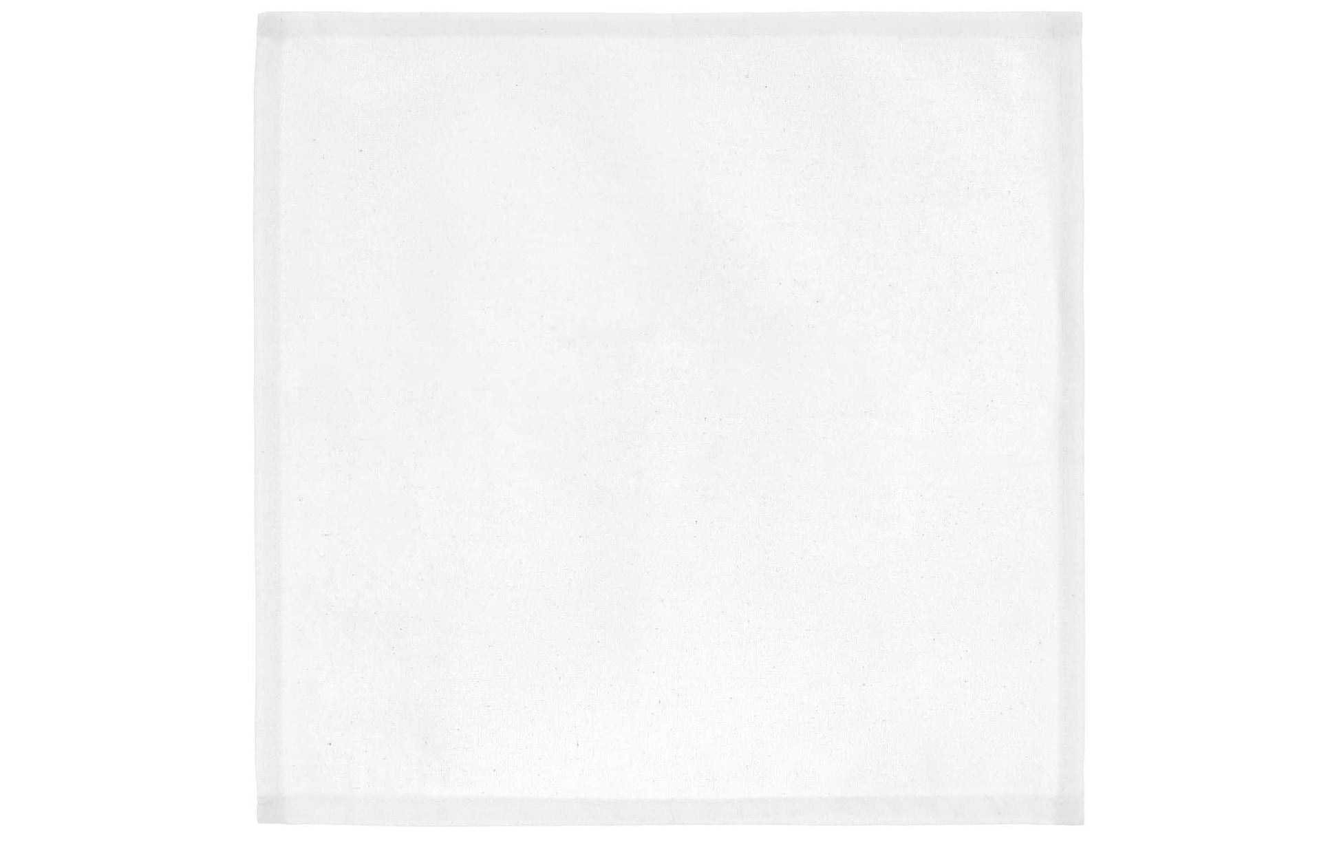 Rico Design Stoffserviette Weiss – 30 × 30 cm, Baumwolle – 2-er-Set