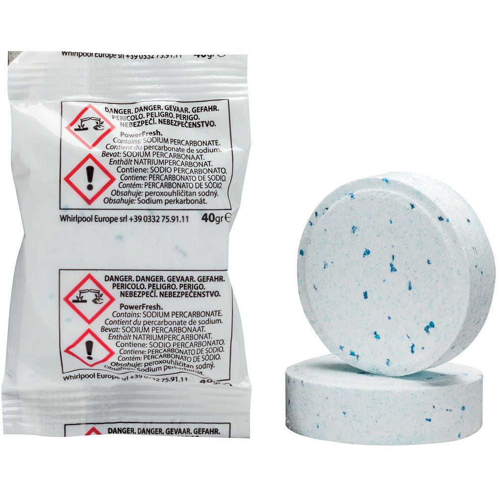 Wpro AFR301 Waschmaschinenreiniger für Waschmaschine – 120 g, 3 Tabs