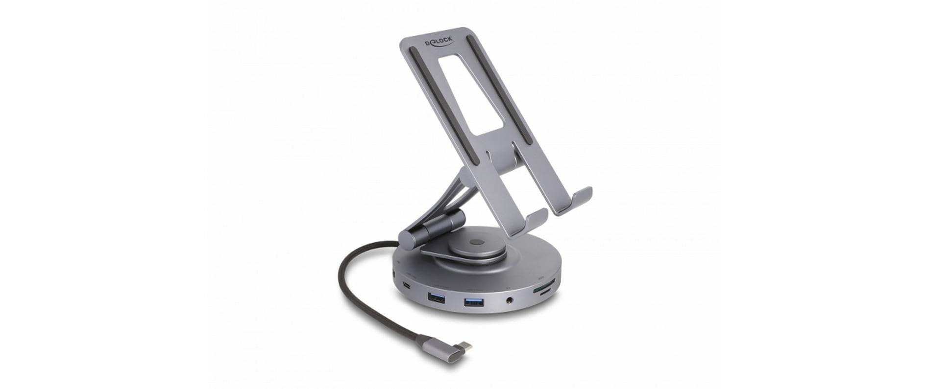 DeLOCK 88017 Dockingstation – USB-C, 1× HDMI, 2× USB-A, SD/microSD, 3,5 mm Audio, für Windows/Mac/Android