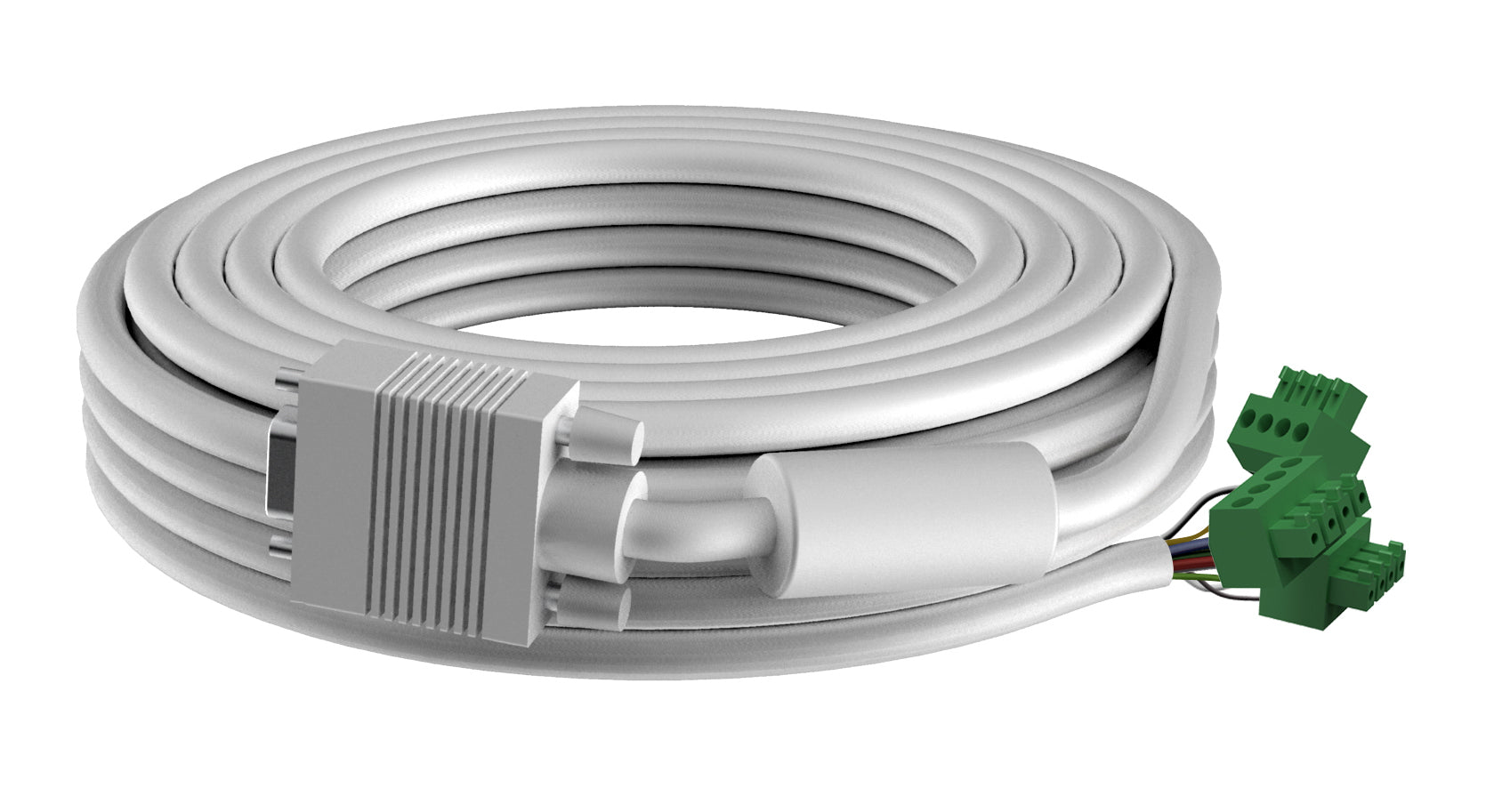 Vision VGA Verlängerungskabel – 10 m – Weiss